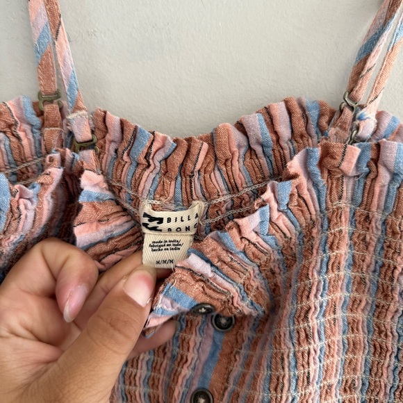 Billabong Forward Feelings Striped Jumpsuit - Picture 3 of 8